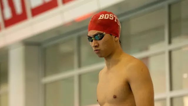 Ben Cho ready to swim