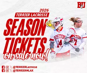 Terrier Lacrosse 2026 Season Tix Banner
