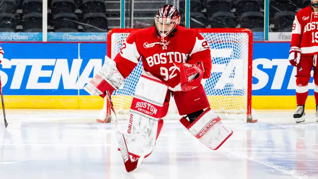 Mari Pietersen skating in Belfast for starting lineup