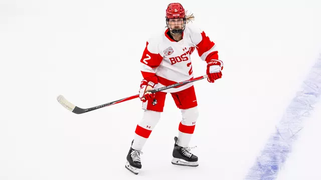 Peyton Blaney playing hockey at Walter Brown Arena Oct. 16