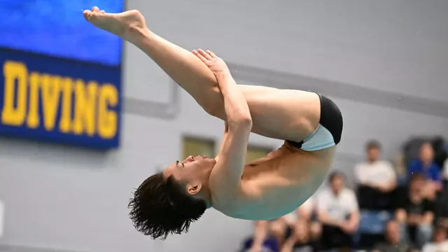 Ethan Wong dives at 2026 PL Championships
