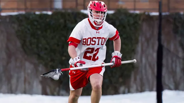 Murphy McLaughlin playing lacrosse