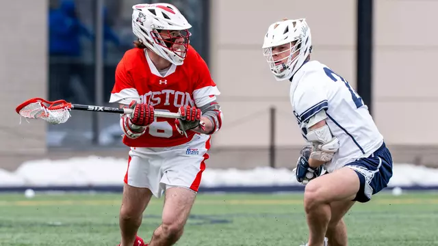 Mike Rooney playing lacrosse at Yale