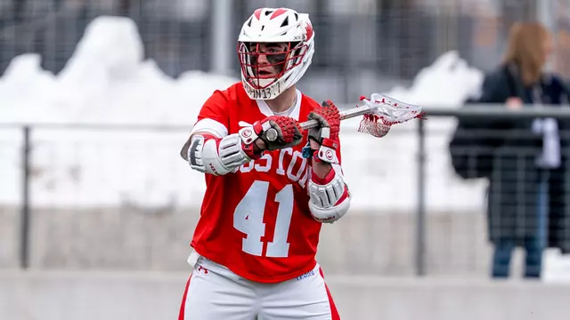 Peyton Forte playing lacrosse