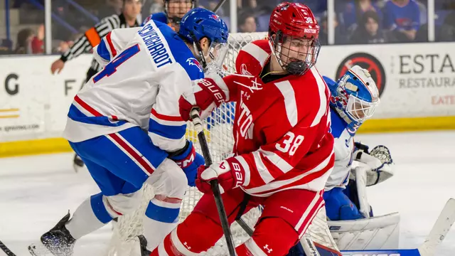 Kamil Bednarik playing against UMass Lowell