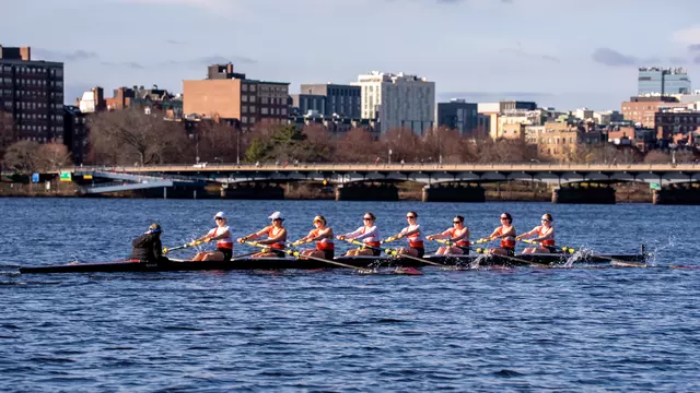Second Varsity 8 on the Charles River