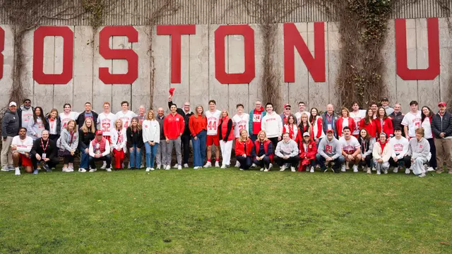Men's Lacrosse Class of 2026 and their families
