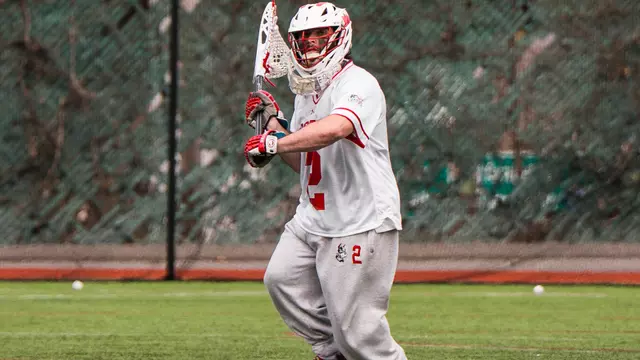 Michael Allieri Playing lacrosse