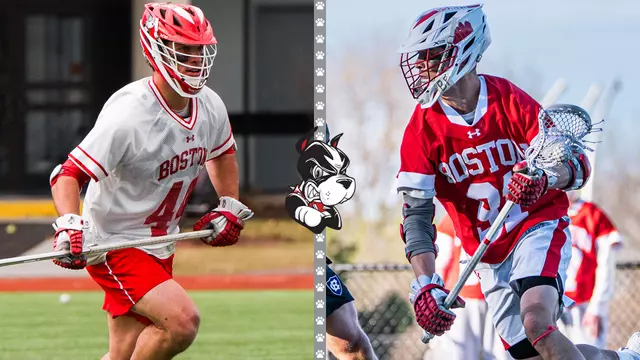 Action photo of Connor Kehm next to action photo of Tyler Fox