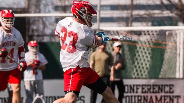 Madden Murphy scoring a goal against Bucknell