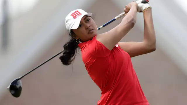 Annika Manjunath tees off at 2026 ECU Ironwood Invitational