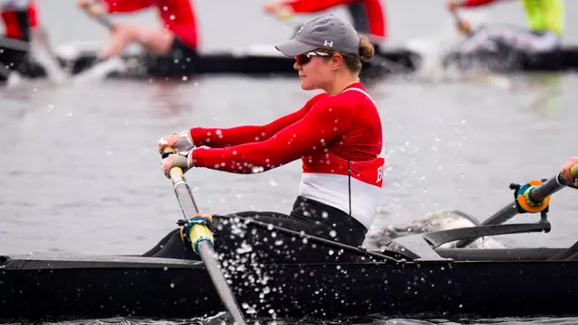 Ingrid Eshuis Rowing on the Charles River during practice April 2026