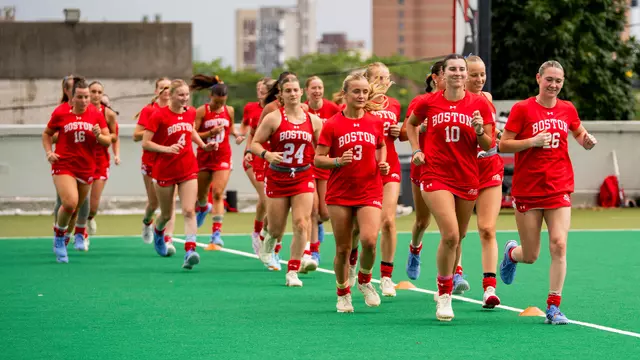 Field hockey warmup jog