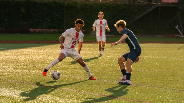 Austin Mobray plays against UNH