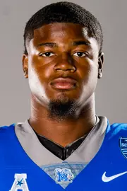 Linebacker Cincir Evans (3) during Media Day on 06132023.