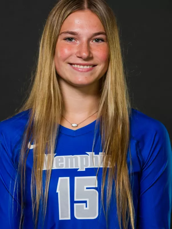 Middle Hitter Autumn Flynn (15) during Media Day on 07142023.