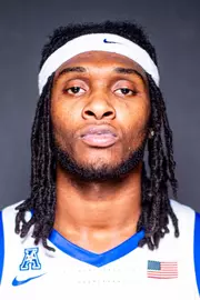 Center Dain Dainja (42) during Memphis Men’s Basketball Media Day on 10102024.