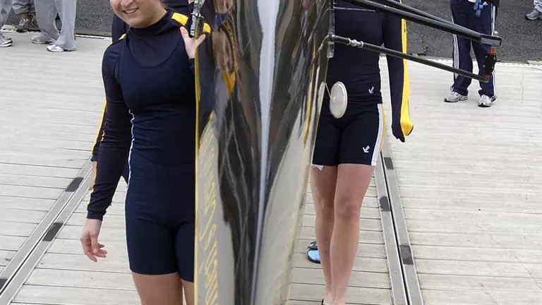 Women's Rowing Takes a Pair of Seconds at Rutgers