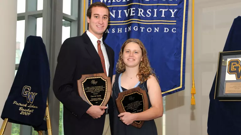 Eddy, Zenk Earn Awards at Annual Senior Honors Luncheon
