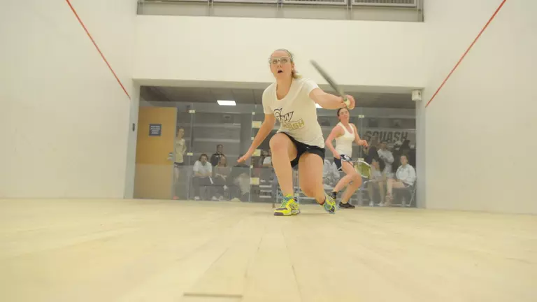 No. 14 GW Women's Squash Rebounds with Win Over No. 9 Drexel