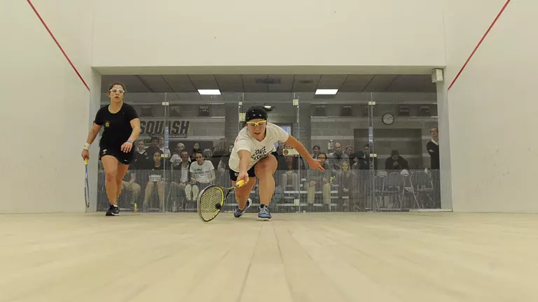No. 13 GW Women's Squash Splits Final Regular Season Matches