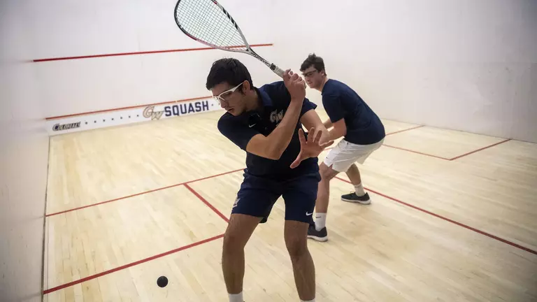 Men's Squash Falls to Virginia