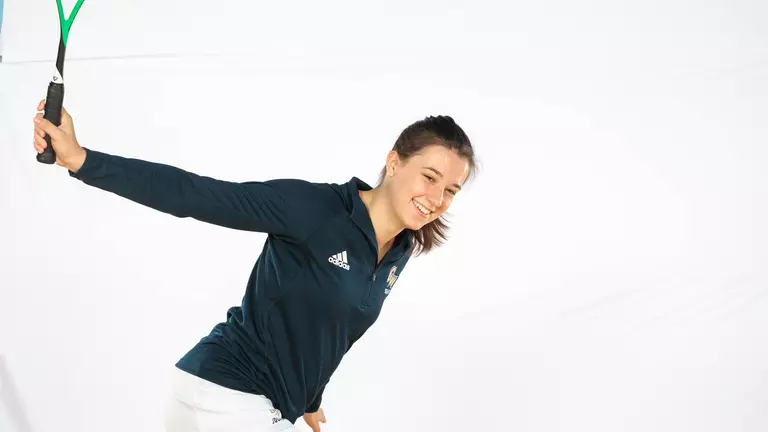 Women’s Squash Sweeps Georgetown