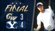 Men's Tennis Edged by BYU