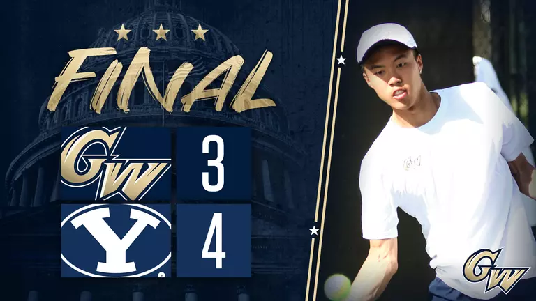 Men's Tennis Edged by BYU
