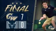 Men's Tennis Sweeps Howard, 7-0