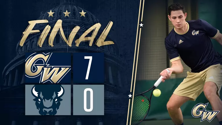 Men's Tennis Sweeps Howard, 7-0