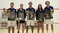 No. 12 Men’s Squash Downs Dickinson on Senior Day