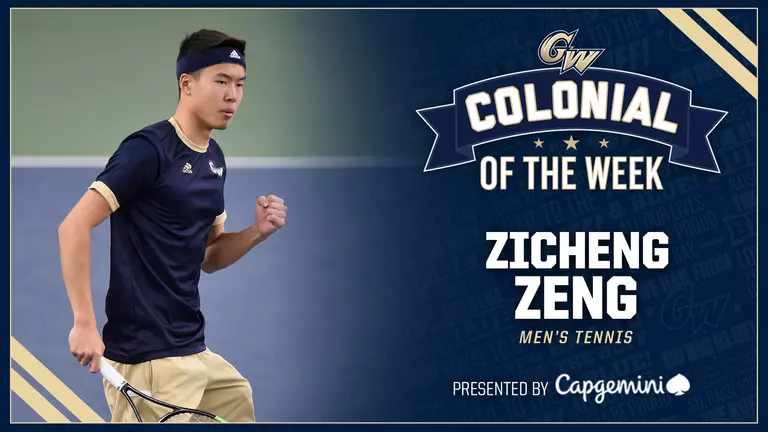 Colonial of the Week Presented by Capgemini: Zicheng Zeng