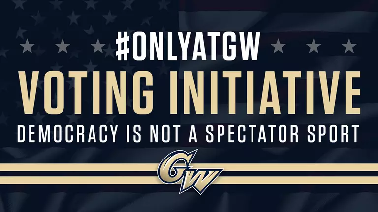 GW Athletics Launches #OnlyatGW Voting Initiative