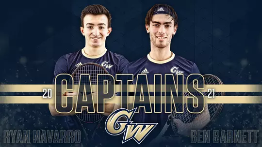 Men's Tennis Captains Ryan Navarro and Ben Barnett