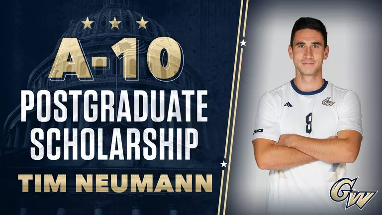 Tim Neumann Selected as A-10 Postgraduate Scholarship Recipient