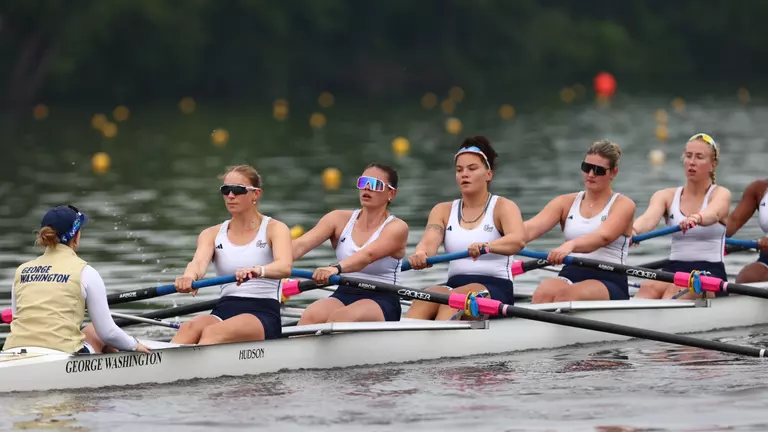 Rowing Claims Third Place at Atlantic 10 Championship