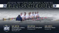 Rowing Releases Fall Schedule