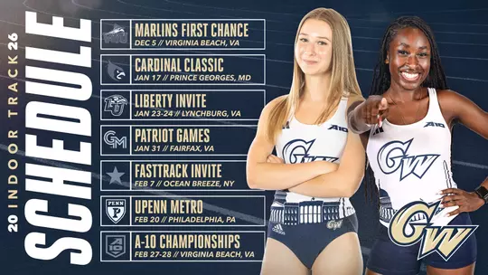 Indoor Track '26 Schedule