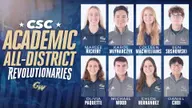 Eight from Swimming & Diving Selected to CSC Academic All-District Team