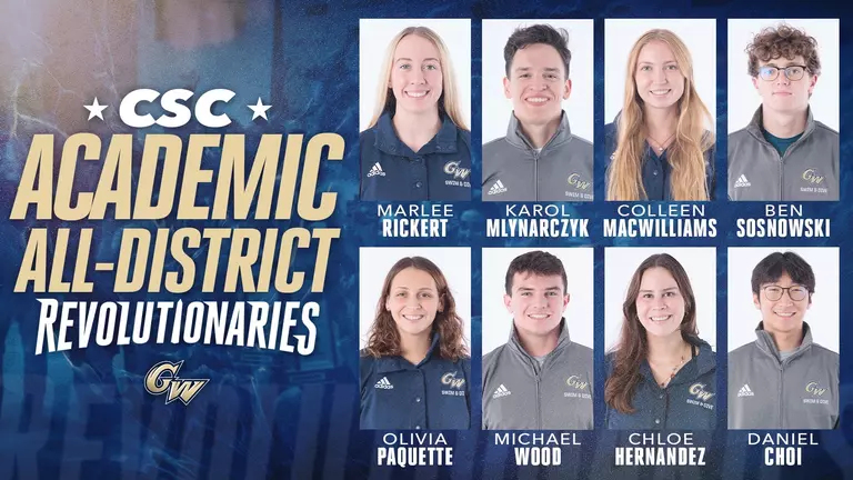 Eight from Swimming & Diving Selected to CSC Academic All-District Team