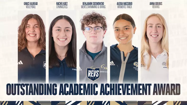 Five Student-Athletes Earn 2025 Outstanding Academic Achievement Award