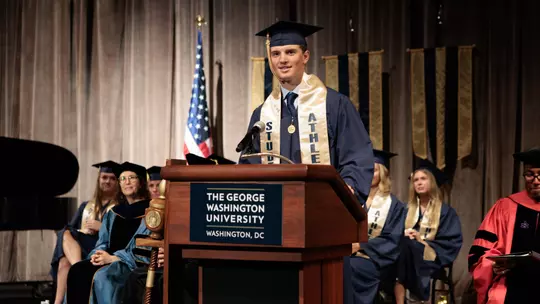 Tim Nicholson student speaker