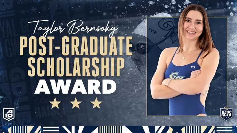 Swimming & Diving’s Taylor Bernosky Selected for A-10 Postgraduate Scholarship