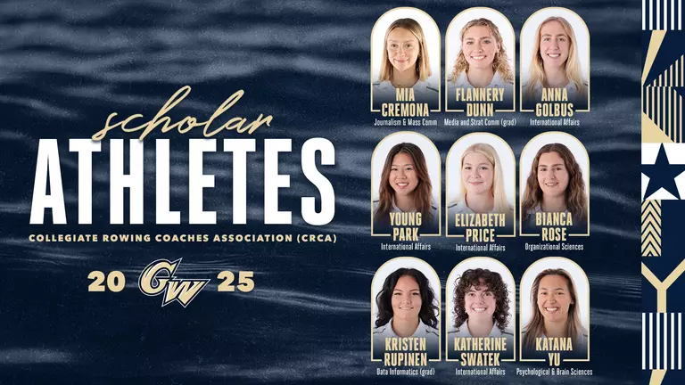Nine Rowers Named CRCA Scholar-Athletes