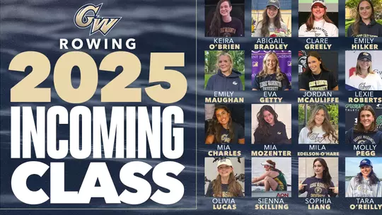 2025 Rowing Incoming Class Graphic