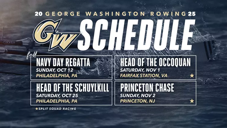 Rowing Announces Fall Schedule