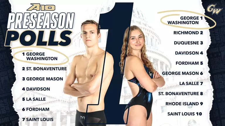 Men’s and Women’s Swimming & Diving Tabbed First in A-10 Preseason Poll