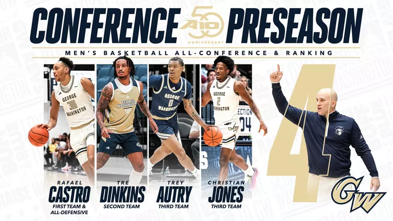 Men's Basketball Projected Fourth, Lands Four on All-Conference Teams