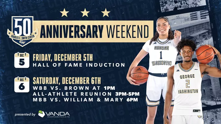 GW to Celebrate Smith Center's Anniversary at Weekend of Events
